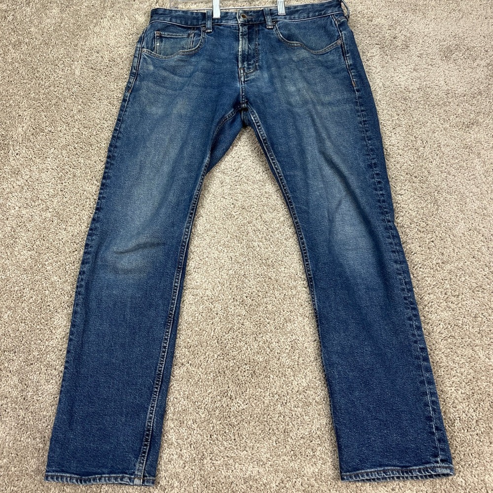 Bonobos Jeans Mens 32x30 Medium Wash Blue Slim Fit 5 Pocket Denim Faded Classic